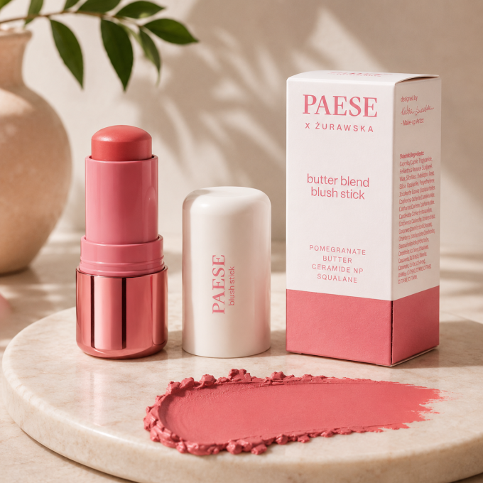 Blush crémeux en stick au beurre - 3 teintes - 6g - Paese