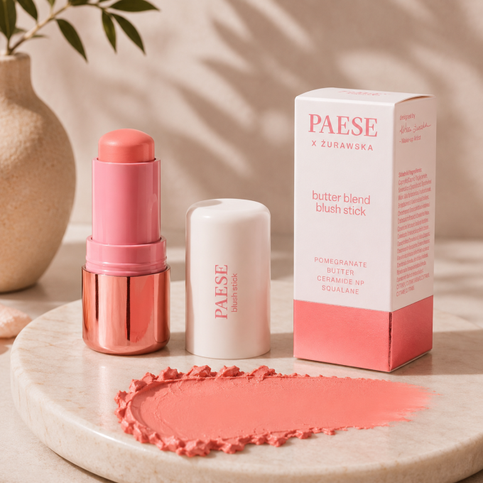 Blush crémeux en stick au beurre - 3 teintes - 6g - Paese
