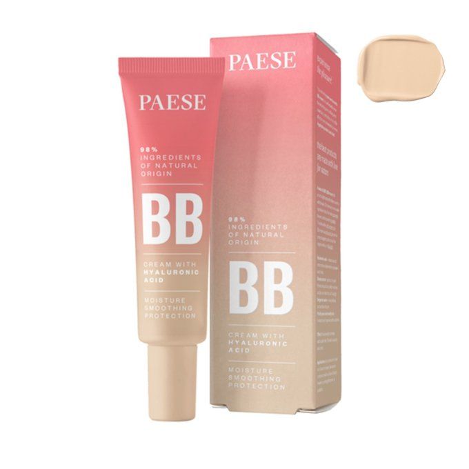 Duo BB crème à l'acide hyaluronique 30 ml  (teinte 01N IVORY) et Poudre de beauté 10g - PAESE