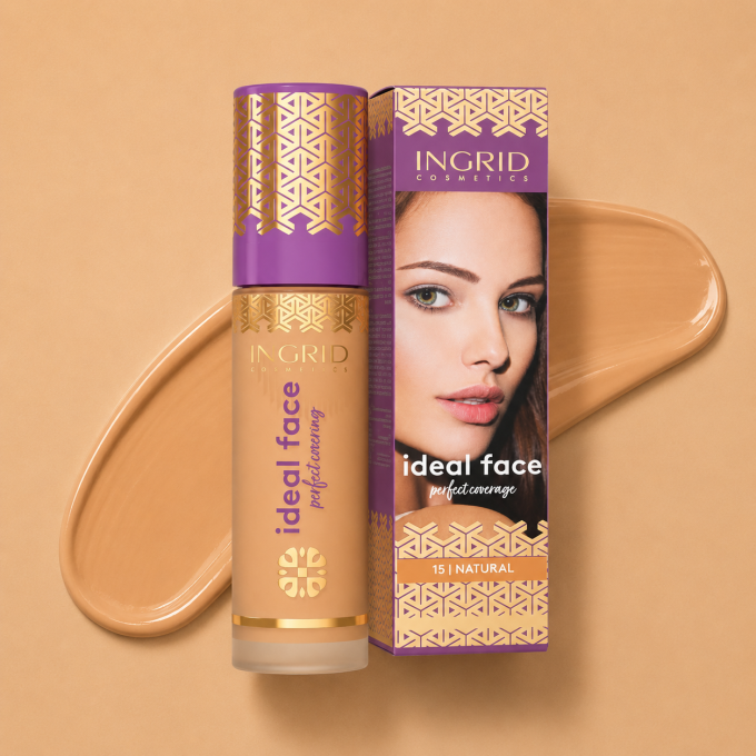 Fond de teint Ideal Face - 30ml - 5 teintes - Ingrid Cosmetics