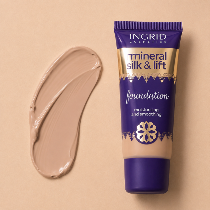 Kit Teint Parfait Mineral Silk & Lift – Porcelaine - Ingrid Cosmetics (4 produits)