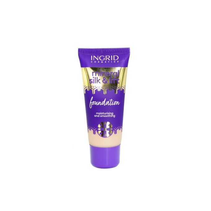 Fond de teint mineral - Silk & Lift - 30 ml - Ingrid Cosmetics - 5 Teintes