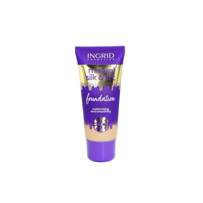 Fond de teint mineral - Silk & Lift - 30 ml - Ingrid Cosmetics - 5 Teintes