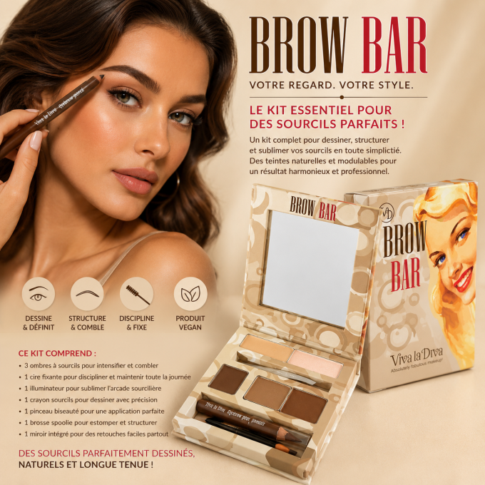 BROW BAR KIT VEGAN VIVA LA DIVA