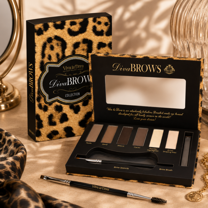 BROWS KIT vegan VIVA LA DIVA DIVA