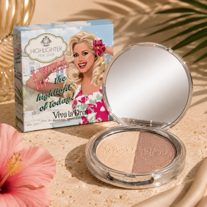 Duo Highlighter vegan VIVA LA DIVA - 2 teintes