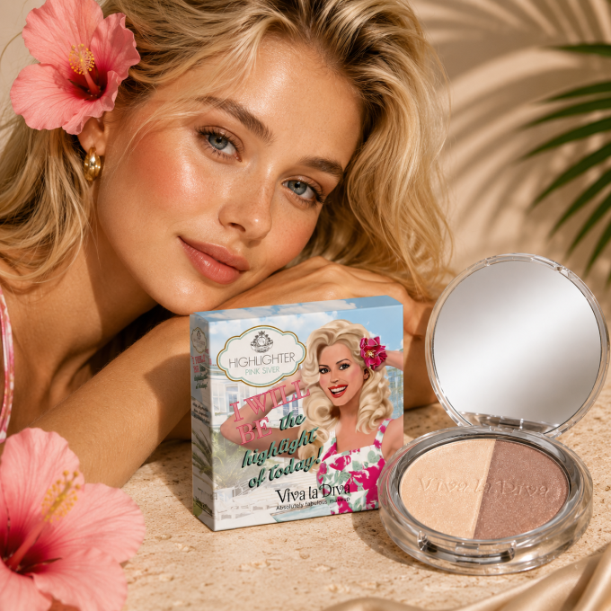 Duo Highlighter vegan VIVA LA DIVA - 2 teintes
