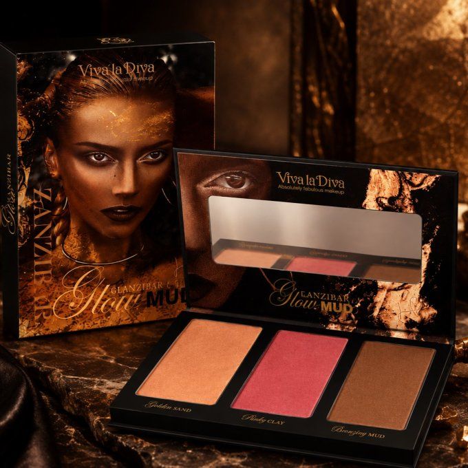 Palette teint vegan Zanzibar glow mud VIVA LA DIVA