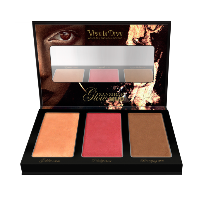 Palette teint vegan Zanzibar glow mud VIVA LA DIVA