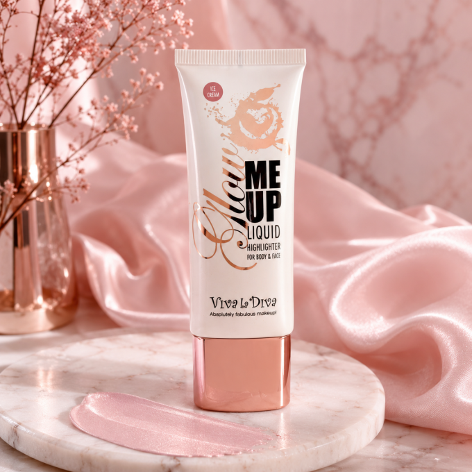 Highlighter liquide vegan GLOW ME UP VIVA LA DIVA - 2 teintes - 30 ml