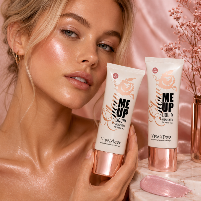 Highlighter liquide vegan GLOW ME UP VIVA LA DIVA - 2 teintes - 30 ml