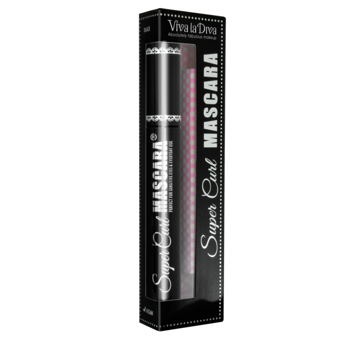 Mascara Super curl noir vegan VIVA LA DIVA - 8 ml