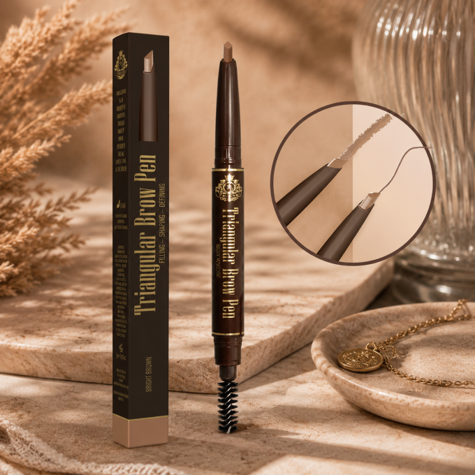Crayon à sourcils vegan à pointe triangulaire Viva La Diva - 3 teintes de brun