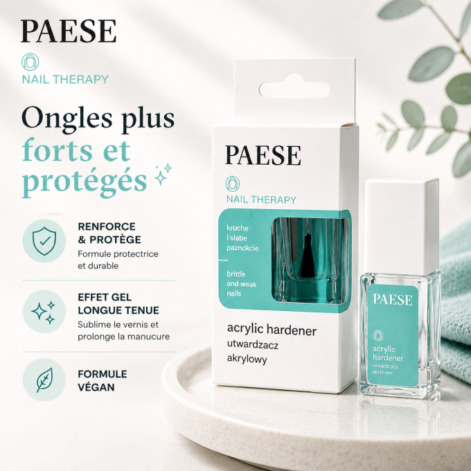 Durcisseur acrylique - 9 ml - Végan - PAESE