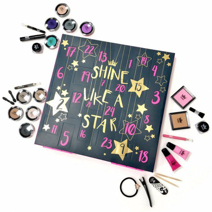 Lot de 3 calendriers de l'Avent Beauté "Shine Like a Star" Sugar & Spice