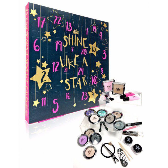 Lot de 3 calendriers de l'Avent Beauté "Shine Like a Star" Sugar & Spice