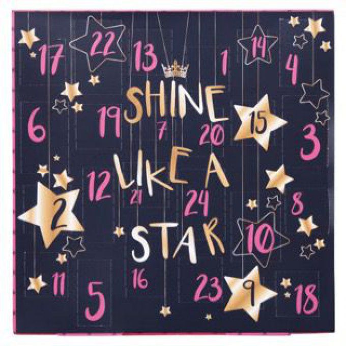 Lot de 3 calendriers de l'Avent Beauté "Shine Like a Star" Sugar & Spice