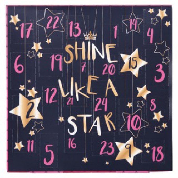 Lot de 2 calendriers de l'Avent Beauté "Shine Like a Star" Sugar & Spice