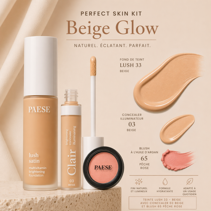 Routine Perfect Skin : 7 bestsellers incontournables pour un teint lumineux & naturel - Beige Glow