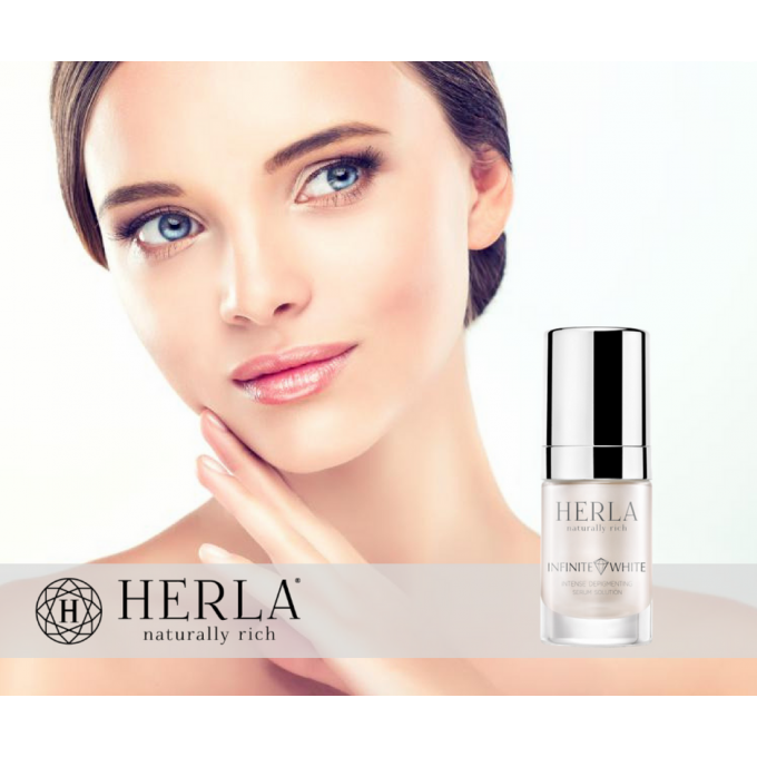 Coffret Cadeau Crème de nuit hydratante + Lotion illuminatrice -  INFINITE WHITE - HERLA