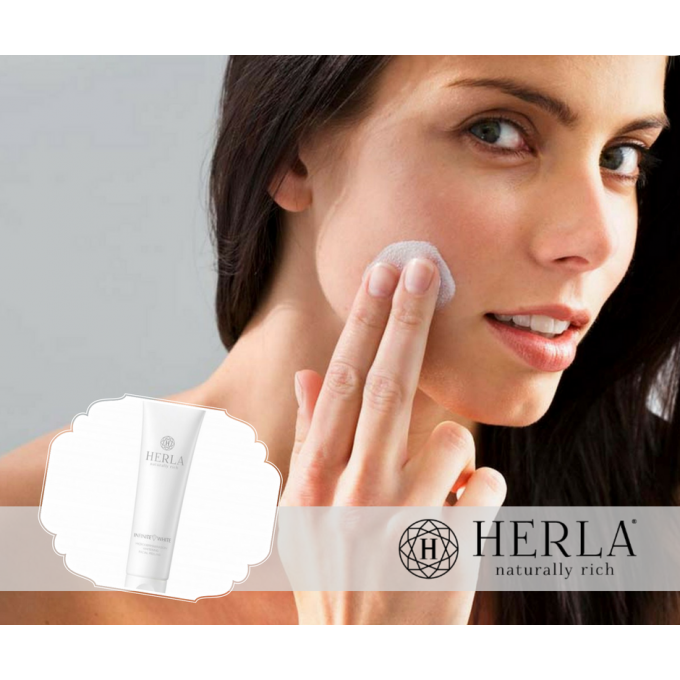 Coffret Cadeau Crème de nuit hydratante + Lotion illuminatrice -  INFINITE WHITE - HERLA