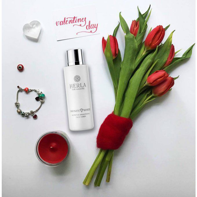 Coffret Cadeau Crème de nuit hydratante + Lotion illuminatrice -  INFINITE WHITE - HERLA