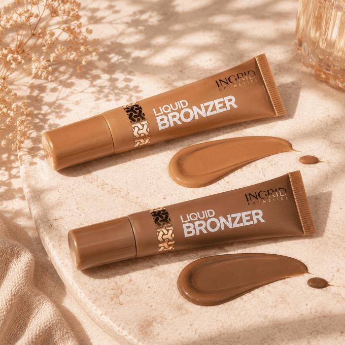 Bronzer liquide no make-up - 2 teintes - 10 ml - Ingrid Cosmetics