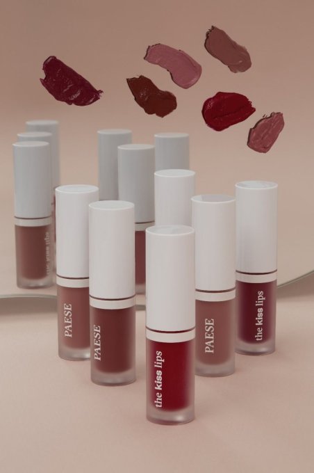 Coffret "The Kiss Lips"  - Rouge à lèvres et crayon assortis - 05 Raspberry Red - Paese