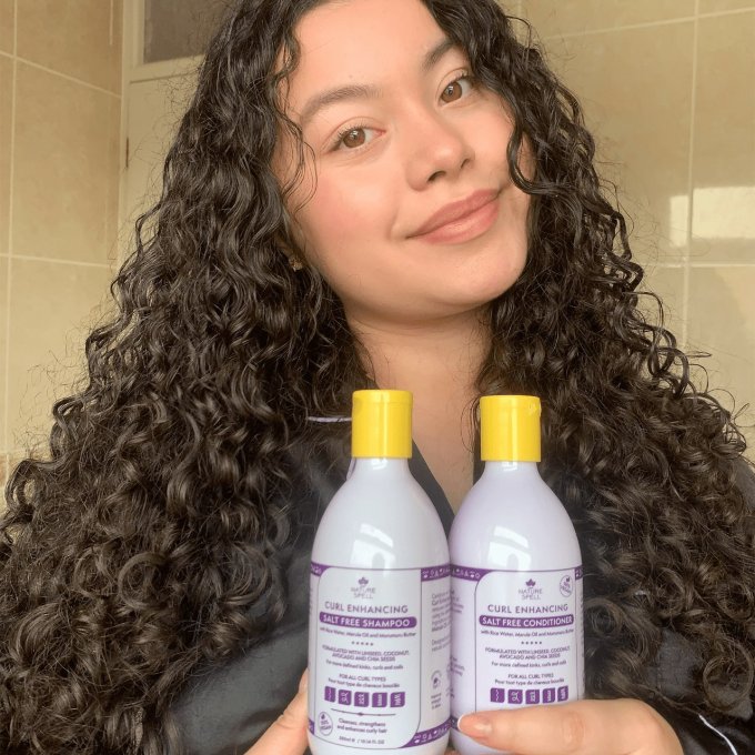 Routine Boucles sublimes – Shampooing, Après-Shampooing, Masque & Crème Sans Rinçage - Nature Spell