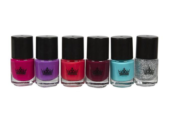 Boite de 6 Crackers de Noel Vernis à ongles