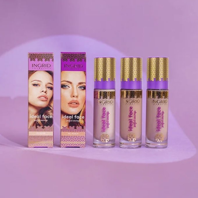 Fond de teint Ideal Face - 30ml - 5 teintes - Ingrid Cosmetics
