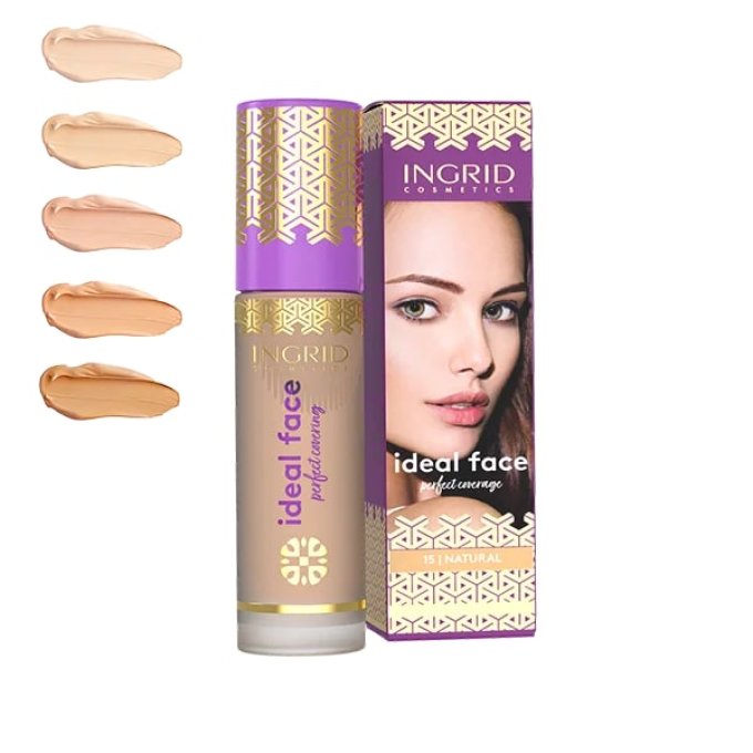Fond de teint Ideal Face - 30ml - 5 teintes - Ingrid Cosmetics