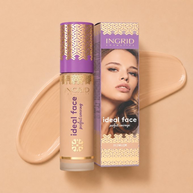 Fond de teint Ideal Face - 30ml - 5 teintes - Ingrid Cosmetics