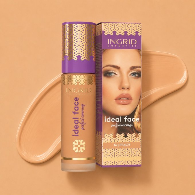 Fond de teint Ideal Face - 30ml - 5 teintes - Ingrid Cosmetics