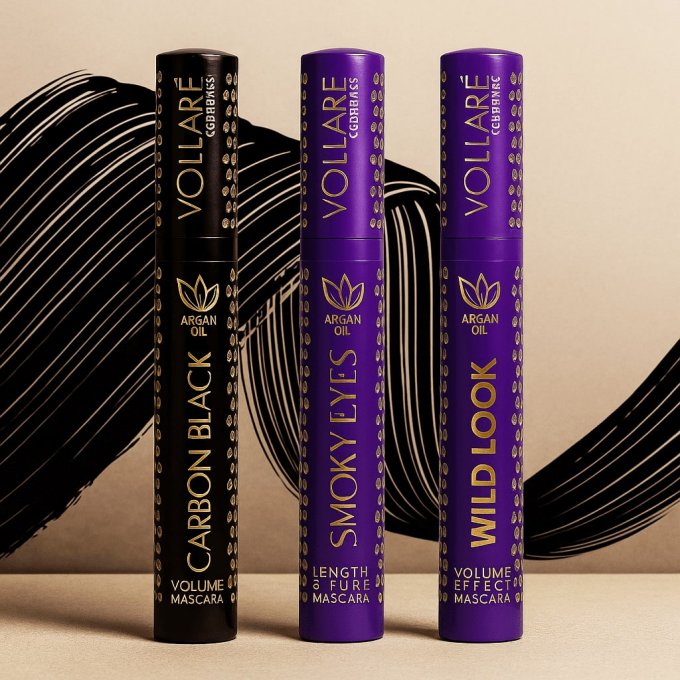 Mascara à l'huile d'Argan - 12 ml - 3 Modèles - Vollaré Cosmetics