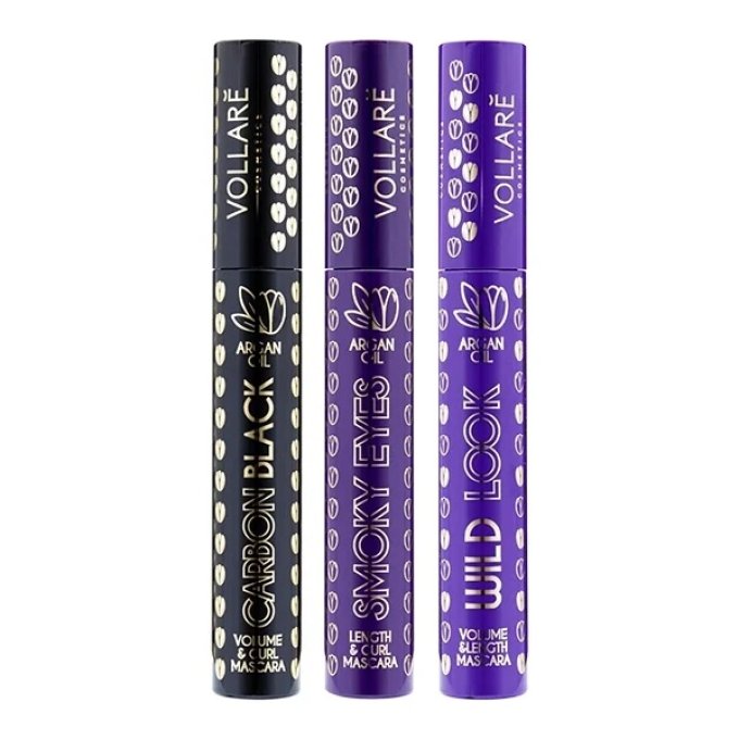 Mascara à l'huile d'Argan - 12 ml - 3 Modèles - Vollaré Cosmetics
