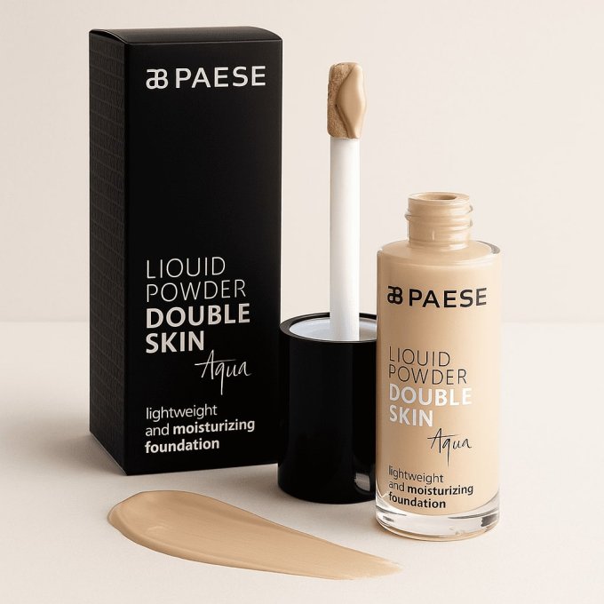 Liquid powder double skin aqua 30 ml - 4 teintes - PAESE