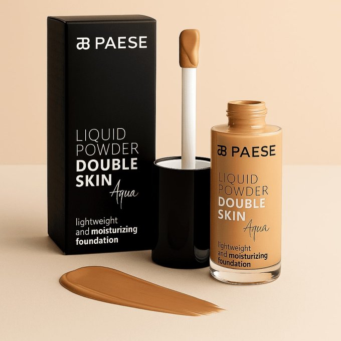 Liquid powder double skin aqua 30 ml - 4 teintes - PAESE