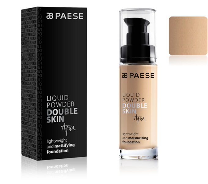 Liquid powder double skin aqua 30 ml - 4 teintes - PAESE