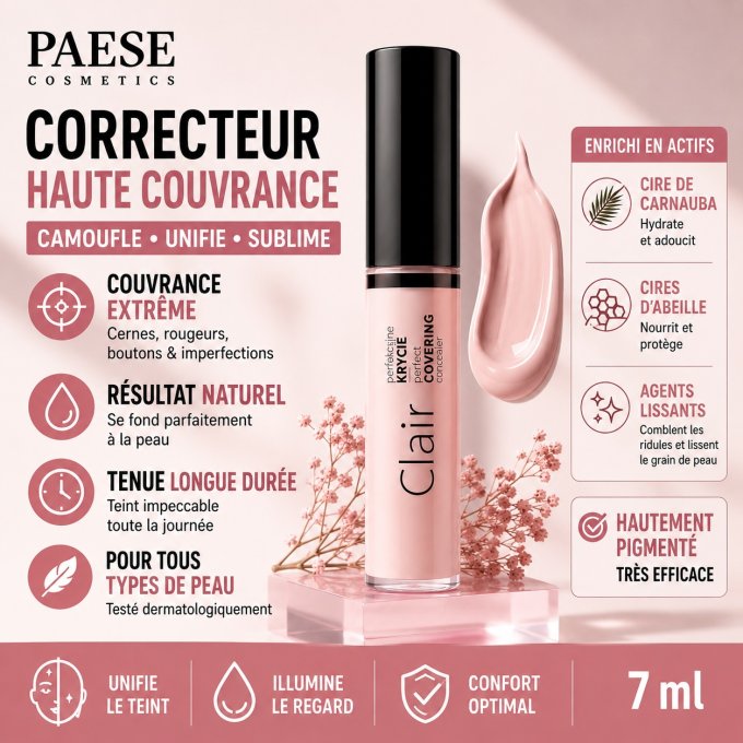 Correcteur haute couvrance - 7 ml - PAESE
