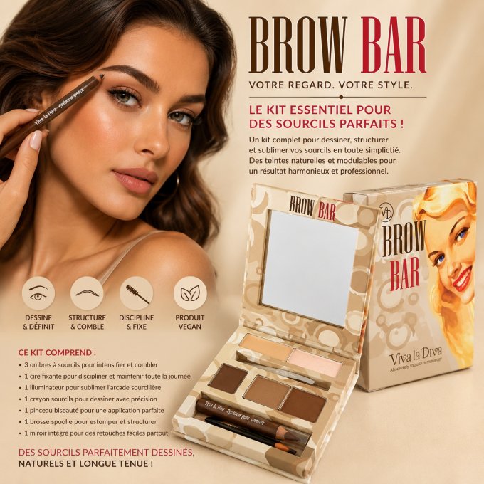 BROW BAR KIT VEGAN VIVA LA DIVA