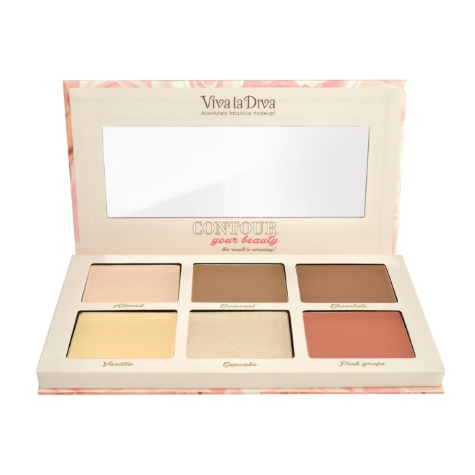 Contouring kit vegan VIVA LA DIVA Light / Medium