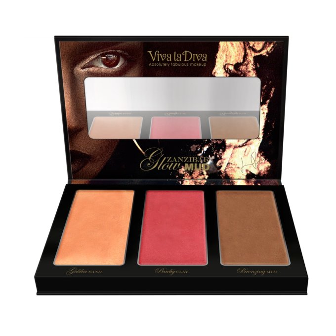 Palette teint vegan Zanzibar glow mud VIVA LA DIVA