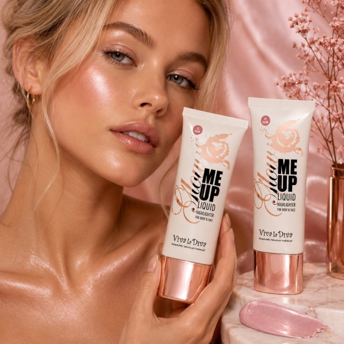 Highlighter liquide vegan GLOW ME UP VIVA LA DIVA - 2 teintes - 30 ml