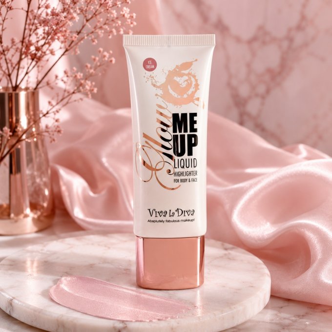 Highlighter liquide vegan GLOW ME UP VIVA LA DIVA - 2 teintes - 30 ml