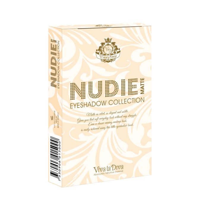 Palette d'ombres à paupières vegan Nudie matte VIVA LA DIVA - 6 couleurs