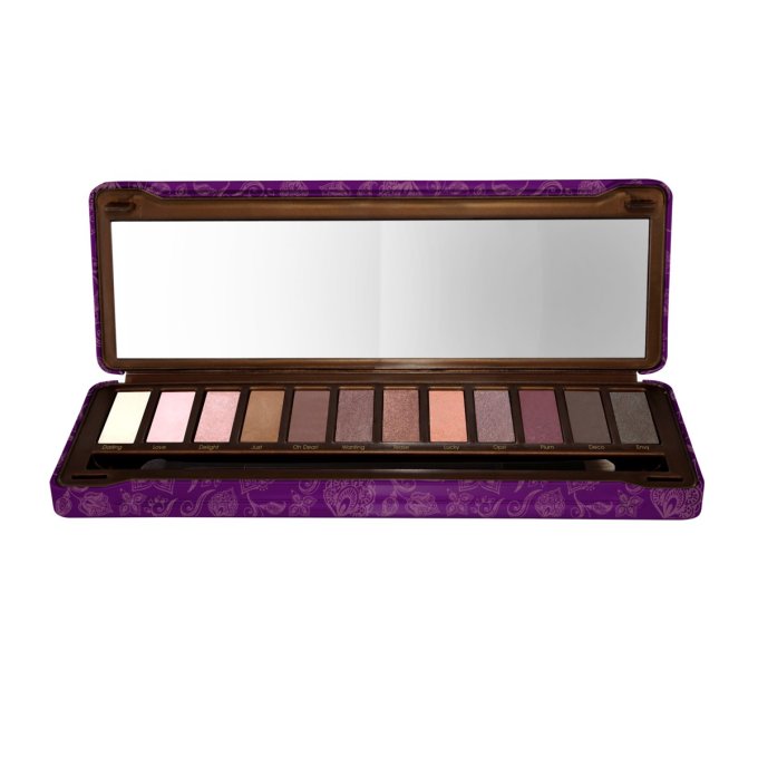 Palette d'ombres à paupières vegan Perfect nudies touch of plum VIVA LA DIVA - 12 couleurs