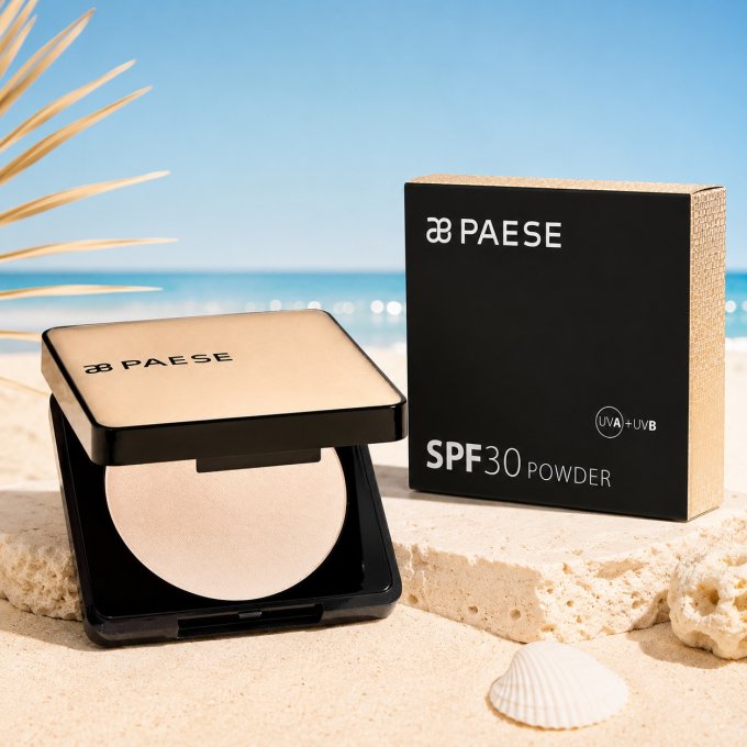 Poudre protection solaire SPF30 - Alabaster - PAESE