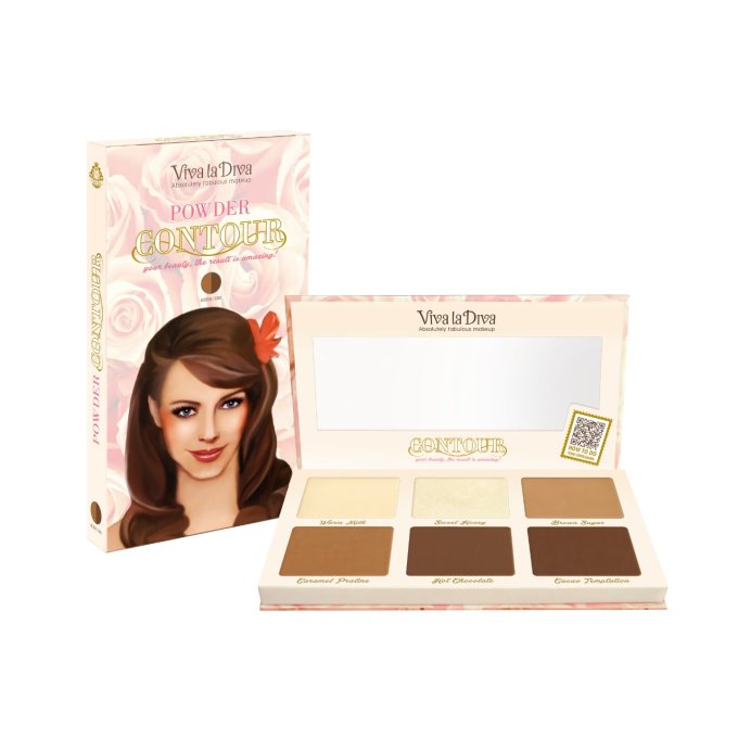 Palette de contouring vegan Medium / Foncé VIVA LA DIVA