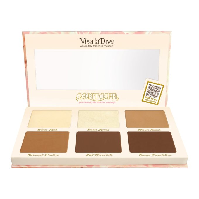 Palette de contouring vegan Medium / Foncé VIVA LA DIVA
